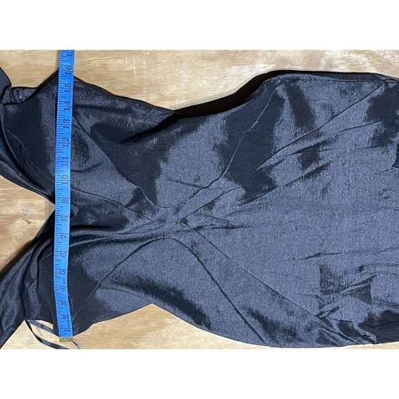 Escape Evening Gown Black Women 12 Zip Shoulder Split @j - Picture 9 of 14